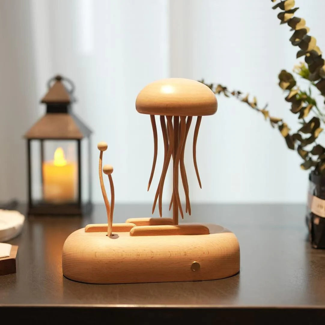 Artisan Wooden Jellyfish Automaton V1