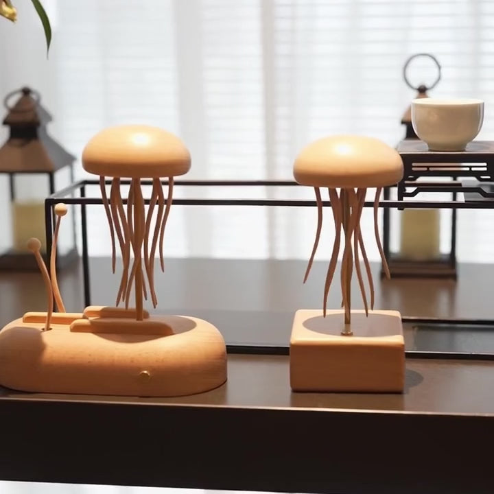 Artisan Wooden Jellyfish Automaton V1